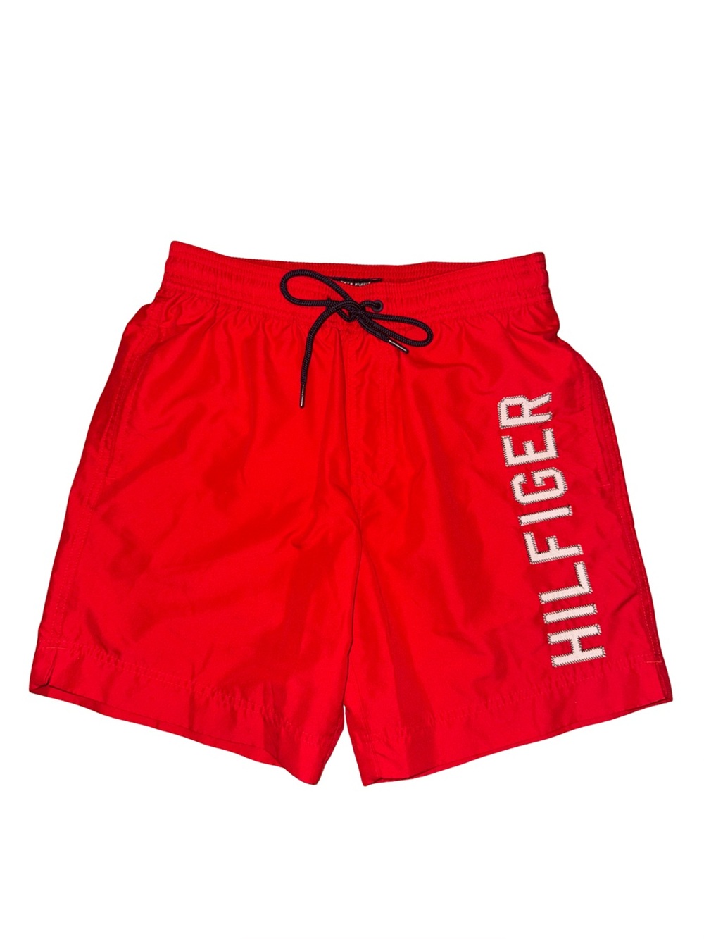 Tommy Hilfiger Red Men's Swim Trunks with Side Logo